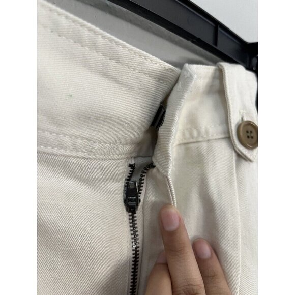 Converse Linen Blend Cargo Pants High Waist Beige Size 2 Short - Picture 5 of 13